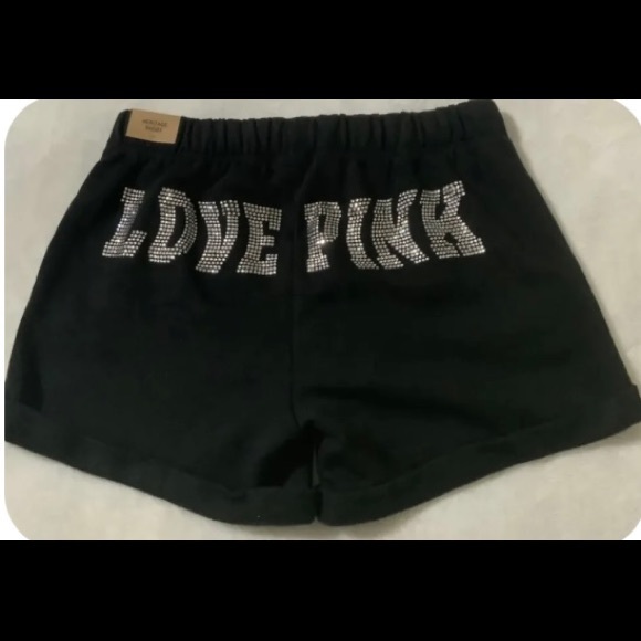 Victoria's Secret PINK Size XL M L Bling Short
Sleeved Tee SHINE SHORTS Outfit - Picture 7 of 12